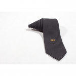 Krawat czarny haft PSP